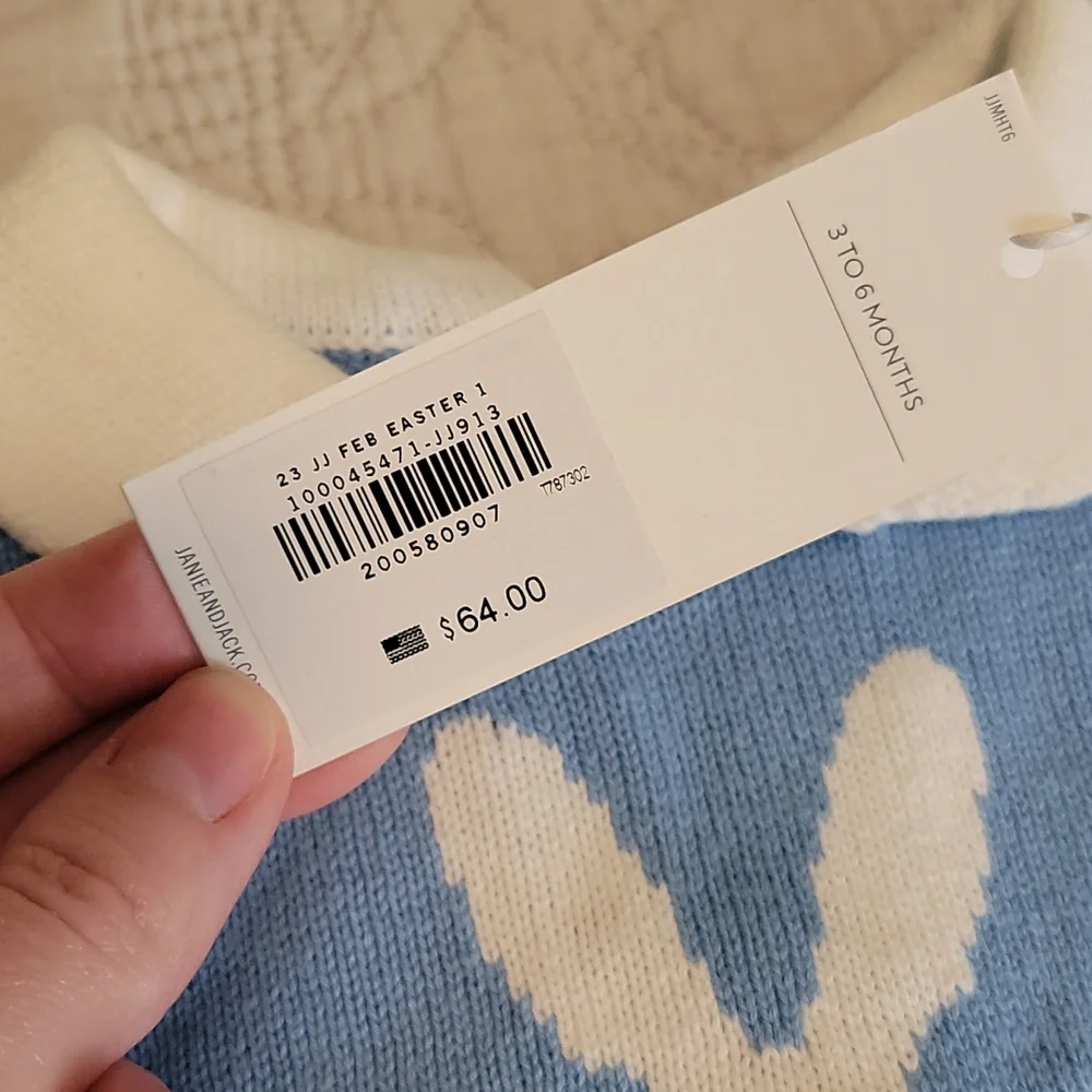 NWT Janie and Jack Bunny Bodysuit - Picture 4 of 5